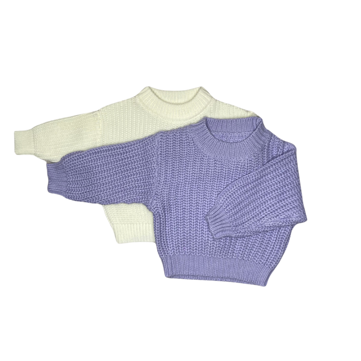 Sweater Knit - Paars - Afbeelding 2