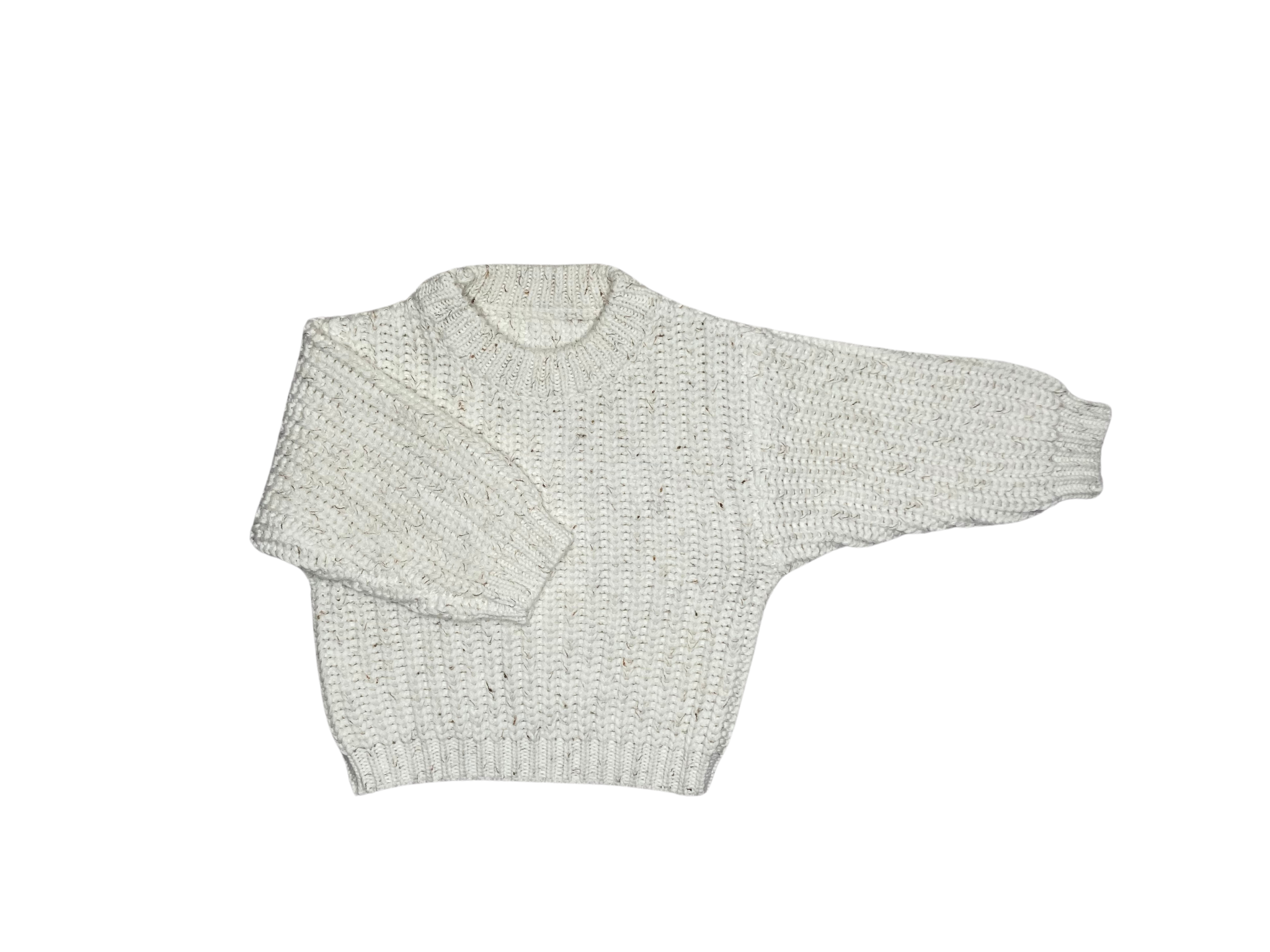 Knitted Sweater - Wit
