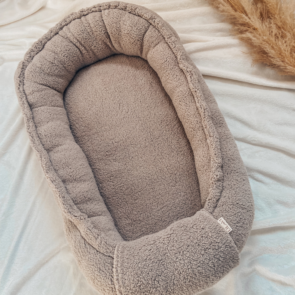 Babynestje Teddy Taupe