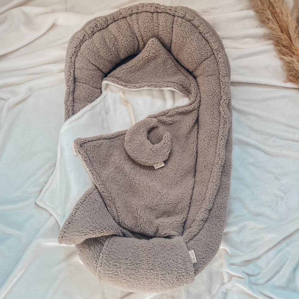 Babynestje Teddy Taupe - Afbeelding 2