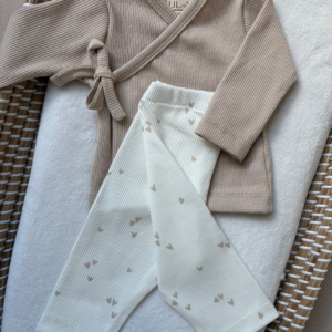Overslagshirtje Beige Strik