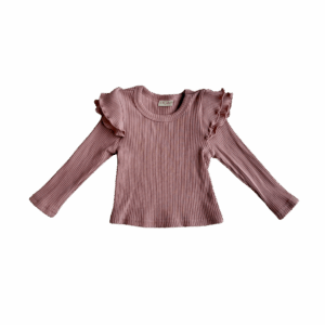 dubbele ruffle shirtje baby